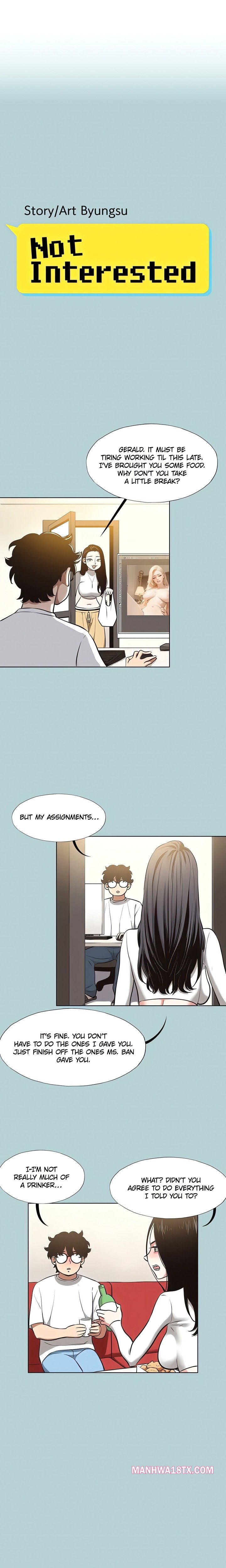 Not Interested Chapter 9 - Page 1